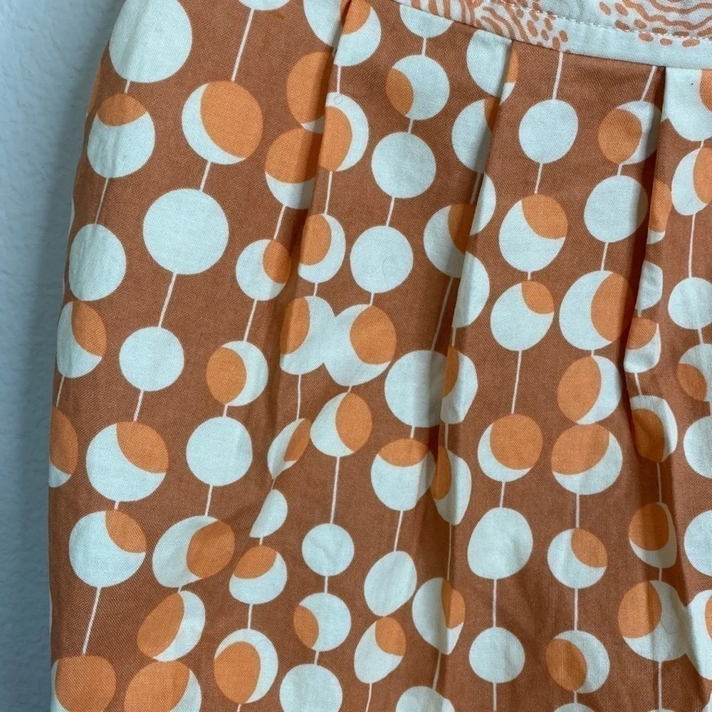 Hobo fabric bag handmade reversible large peach flowers